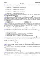 đề thi thử vật lí 12 năm 2017