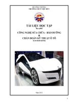 Công nghệ sửa chữa bảo dưỡng và chẩn đoán kĩ thuật ô tô 