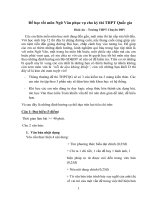 Giúp học tốt môn Ngữ văn phục vụ thi THPT quốc gia