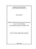 Tổ chức dạy học chương Sóng cơ và sóng âm Vật lí 12 với sự hỗ trợ của phần mềm dạy học và bản đồ tư duy