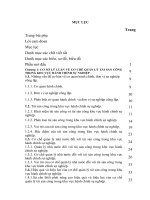 Cơ chế quản lý tài sản công trong khu vực hành chính sự nghiệp ở Việt Nam