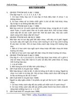 bài toán đếm, xác suất thống kê, tổ hợp chỉnh hợp lớp 11