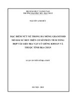 ĐẶC ĐIỂM NỨT NẺ TRONG ĐÁ MÓNG GRANITOID MỎ HẢI SƯ ĐEN TRÊN CƠ SỞ PHÂN TÍCH TỔNG HỢP TÀI LIỆU ĐỊA VẬT LÝ GIẾNG KHOAN VÀ THUỘC TÍNH ĐỊA CHẤN