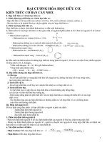 tài liệu đại cương hóa hữu cơ