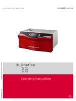 HLT550 570 operating instructions helium leaktest machine