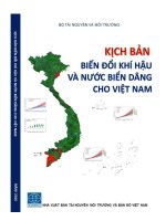 KỊCH BẢN BIẾN ĐỔI KHÍ HẬU, NƯỚC BIỂN DÂNG 2016