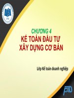 Bài giảng kế toán tài chính II chương 4   đh kinh tế TP HCM 