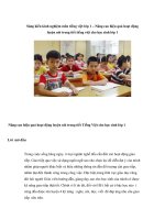 Sáng kiến kinh nghiệm môn Tiếng Việt lớp 1 – Nâng cao hiệu quả hoạt động luyện nói trong tiết tiếng việt cho học sinh lớp 1