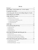 Nghiên cứu các phương pháp tách tín hiệu kết hợp với lựa chọn anten trong hệ thống MIMO