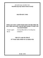 Đánh giá tính trạng dinh dưỡng ở bệnh nhân bệnh thận mạn