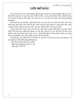 đo án thiết kế đúc van khí- Đại học bách khoa Tp.HCM