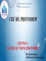 Bài giảng photoshop chương 5   bùi thị hồng minh 