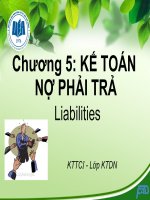 Bài giảng kế toán tài chính i chương 5   đh kinh tế TP HCM 