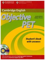 Cambridge english objective PET a 