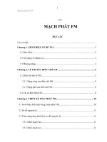 MẠCH PHÁT FM dùng IC số