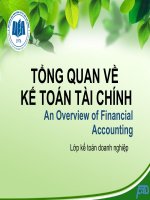 Bài giảng kế toán tài chính i chương 1   đh kinh tế TP HCM 