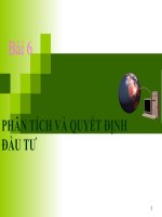 Bài giảng quản trị tài chính bài 6   PGS TS  nguyễn minh kiều 