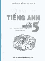 Vở bài tập tiếng anh lớp 5  tập 1