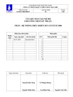 Tài liệu đào tạo DCS nhà máy Đạm Phú Mỹ