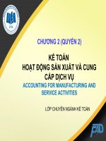 Bài giảng kế toán tài chính II chương 2   đh kinh tế TP HCM 