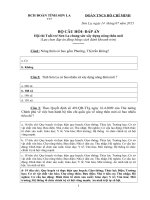 BỘ CÂU HỎI ĐÁP ÁN Hội thi Tuổi trẻ chung sức xây dựng nông thôn mới