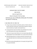 ke hoach thuc tập hoan chinh