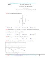 Đề số 9 chuẩn ôn thi THPT quốc gia 2017 theo cấu trúc của BGD có giải chi tiết 