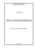 TÌM HIỂU và ĐÁNH GIÁ kỹ THUẬT mô HÌNH hóa LUỒNG TƯƠNG tác IFML TRONG PHÁT TRIỂN ỨNG DỤNG DI ĐỘNG 