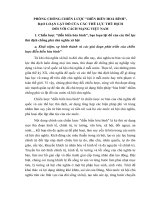 TÀI LIỆU THAM KHẢO   BÀI GIẢNG PHÒNG, CHỐNG CHIẾN lược DIỄN BIẾN HÒA BÌNH, BẠO LOẠN lật đổ CỦA CÁC THẾ lực THÙ ĐỊCH đối với CÁCH MẠNG VIỆT NAM