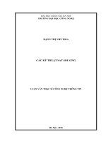 CÁC kỹ THUẬT SAT SOLVING 