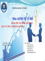 KINH TE VI MO   nhóm 8