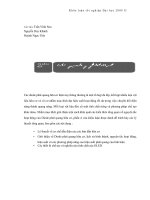 Nghiên cứu chế tạo diode phát quang hữu cơ  khảo sát cấu trúc và các tính chất đặc trưng 