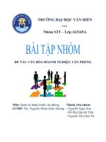 VAN HOA DOANH NGHIEP  NHOM s3t