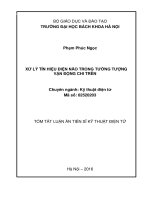 Kỹ thuật điện tử Xử lý tín hiệu điện não trong tưởng tượng vận động chi trên