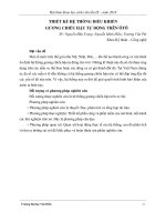 Thiết kế hệ thống điều khiển gương chiếu hậu tự động trên ôtô