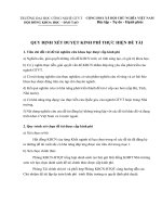 Mẫu tiêu chí xét kinh phí (Đại học công đoàn)