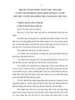 TÀI LIỆU THAM KHẢO   BÀI GIẢNG một số vấn đề cơ BẢN về dân tộc, tôn GIÁO VÀ đấu TRANH CHỐNG ĐỊCH lợi DỤNG vấn đề dân tộc, tôn GIÁO CHỐNG PHÁ CÁCH MẠNG VIỆT NAM