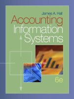 Accounting information system 6e by james a hall 