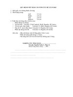 Mẫu báo cáo tóm tắt đề tài nghiên cứu KH cấp trường (Đại học công đoàn)