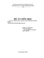 Tính toán thiết kế hệ thống hấp thụ khí SO2   đại học bách khoa hà nội