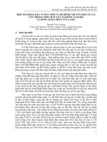 Một số giống đậu tương mới và mô hình chuyển đổi cơ cấu cây trồng trên đất lúa tại đông nam bộ và đồng bằng sông Cửu Long