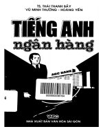 Tiếng anh dành cho nhân viên ngân hàng