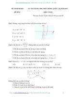 Bộ đề thi thử môn toán luyện thi THPT quốc gia 2017 có đáp án