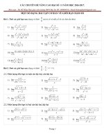 chuyên đề giới hạn hàm số lớp 11