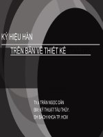 Ký hiệu hàn trên bản vẽ thiết kế