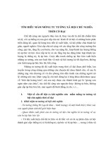 TÀI LIỆU THAM KHẢO   TÌM HIỂU mầm MỐNG tư TƯỞNG XÃ hội CHỦ NGHĨA THỜI KỲ cổ đại