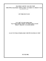 Lưu trữ tài liệu khoa học tại viện khoa học xã hội việt nam thực trạng và giải pháp 