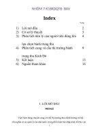 Khảo sát thị trường Kinh tế Vi Mô Bánh Trung Thu Kinh Đô
