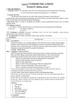 UNIT 10 TIENG ANH 8 THÍ điểm