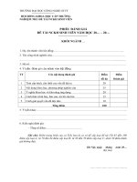 Biên bản nghiệm thu đề tài NCKH của sinh viên (Trường đại học Công đoàn)